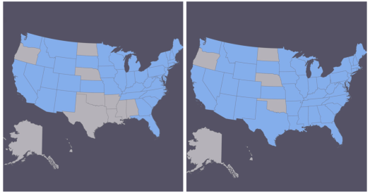 before and after maps